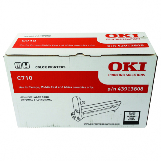 Oki C710 Black Original Imaging Drum (43913808) 